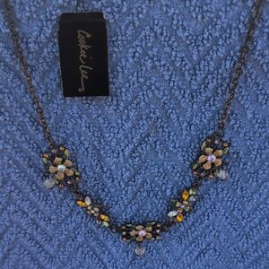 Cookie Lee Multicolor Floral Necklace